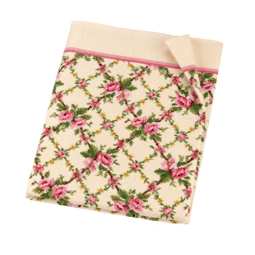 Набор полотенец Feiler AMELIE CREME 136 himbeere (малиновый) Артикул: 85895 DolceNoce