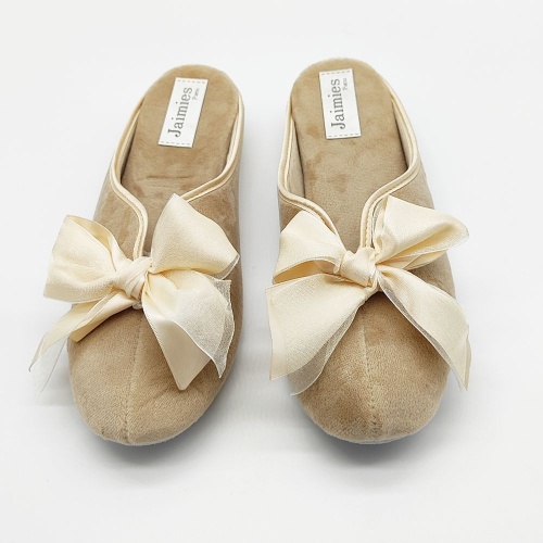 Тапочки Jaimies NATHALIE mule nina mink бежевые Тапочки Jaimies NATHALIE mule nina mink бежевые