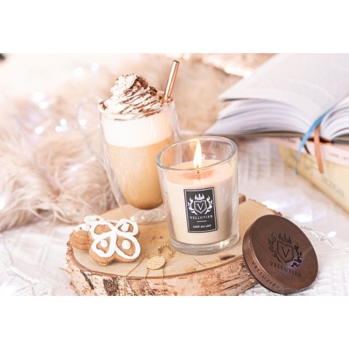 Свеча маленькая Vellutier Кремовый амаретто (Crema All’Amaretto) 90 гр Артикул: 24846 DolceNoce фото 5