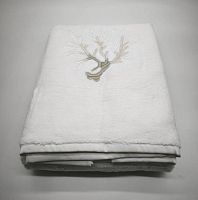 Полотенце Mastro Raphael CORALLOMANIA 21 bianco ric.beige-cor 100х150