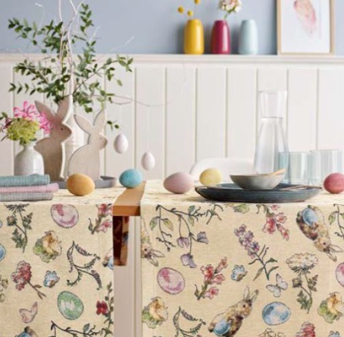 Дорожка Sander EASTER GARDEN 50x140 (цвет 49 creme) Артикул: 89128 DolceNoce