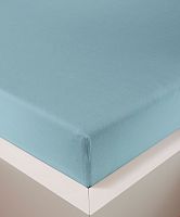 Простыня на резинке Bellana DeLuxe J57 BL цвет 405 azur бирюзовый 180/200х200/220 см