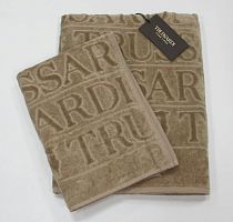 Набор полотенец Trussardi OVERLOGO 002 Sand бежевый