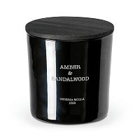 Свеча Cereria Molla Boutique AMBER & SANDALWOOD XL три фитиля 600 гр