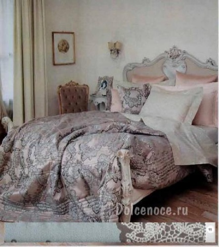 Покрывало Blumarine ANAIS 270x270 голубое Артикул: 94365 DolceNoce