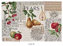 Подтарельник Sander APPLES & PEARS 32х48 (цвет 40)