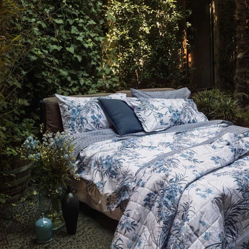 Постельное белье Fazzini CRICKET blu синее