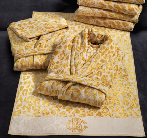 Полотенце Roberto Cavalli SNOW LEOPARD 001 95х150 золото Италия Артикул: 88224 DolceNoce фото 2 Полотенце Roberto Cavalli SNOW LEOPARD 001 95х150 золото Артикул: 88224 DolceNoce фото 2