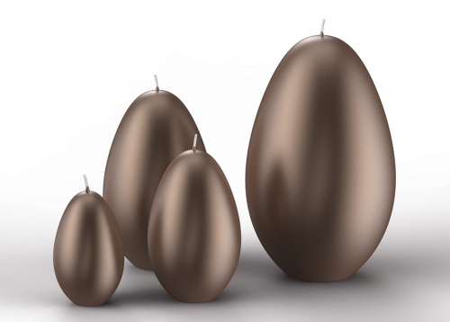 Свеча-яйцо Engels Kerzen ENGELS OSTERN 6x9 см кофейное Артикул: 24395 DolceNoce