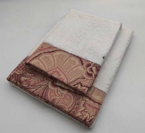 Набор полотенец Etro BLOOM AV818 X0870 red красный 60х100+40х60 Артикул: 70122 DolceNoce фото 2