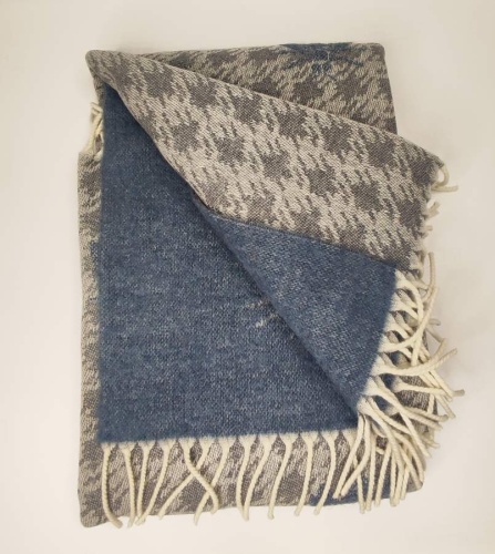 Плед Mastro Raphael DORIS ARI JACQUARD grey, light blue (цвет 89) 130x170 Артикул: 76591 DolceNoce фото 3