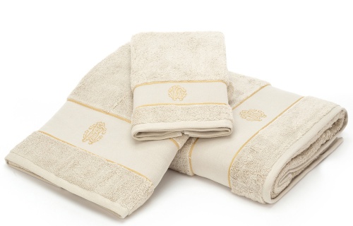 Полотенце Roberto Cavalli GOLD NEW 886 sabbia 100х150 Артикул: 88187 DolceNoce фото 3