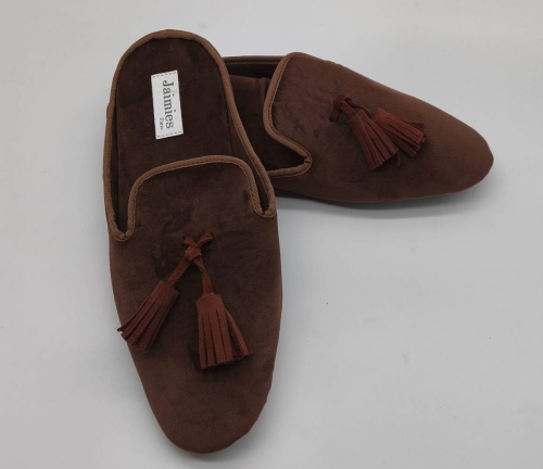Тапочки Jaimies MARCEL mule HOMME шоколадные фото 3