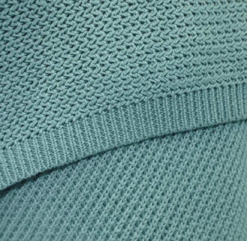 Плед Living By Colors SIERRA 130x170 цвет OCEAN BLUE Артикул: 90078 DolceNoce