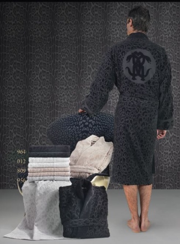 Халат Roberto Cavalli JAGUAR KIMONO 964 Nero черный