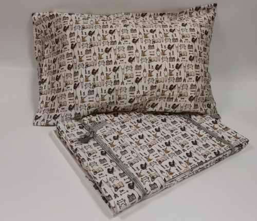 Постельное белье Mastro Raphael HARNAIS SMALL white/multic.print