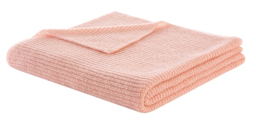 Плед Biederlack PASTEL GRADIENT (729071) Rose Mesh Knit 130х170 Артикул: 79224 DolceNoce фото 2