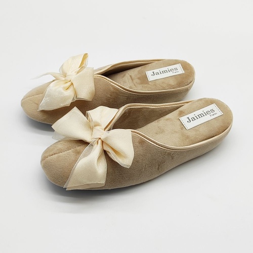 Тапочки Jaimies NATHALIE mule nina mink бежевые фото 2 Тапочки Jaimies NATHALIE mule nina mink бежевые фото 2