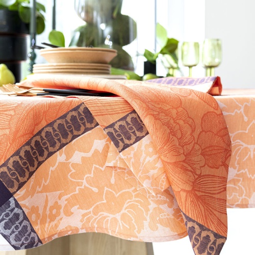 Скатерть Le Jacquard Francais ESCAPAD TROPICAL orange 175x250 Франция Артикул: 88350 DolceNoce фото 3 Скатерть Le Jacquard Francais ESCAPAD TROPICAL orange 175x250 Артикул: 88350 DolceNoce фото 3