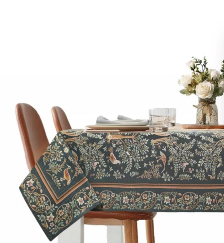 Скатерть Le Gobelin РАПСОДИЯ БИРЮЗА 140х180 Артикул: 81763 DolceNoce