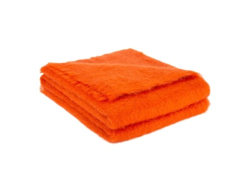 Плед Brun De Vian-Tiran MOHAIR TANGERINE 140х180 Артикул: 87419 DolceNoce