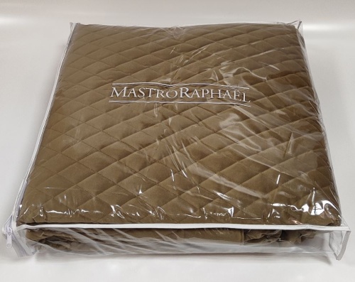 Покрывало Mastro Raphael ESSENSIAL VELLUTO ROMBI PICCOLI 3B terra 270x270 Италия Артикул: 76552 DolceNoce фото 3 Покрывало Mastro Raphael ESSENSIAL VELLUTO ROMBI PICCOLI 3B terra 270x270 Артикул: 76552 DolceNoce фото 3