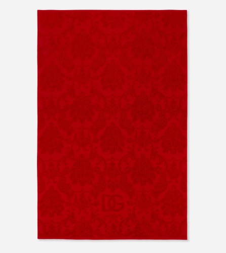 Набор полотенец Dolce & Gabbana DG LOGO red красный Пять штук Артикул: 77204 DolceNoce фото 4