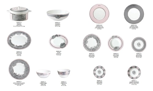 Чайная чашка 220 мл Blumarine ROSE LACE (набор 6 штук) Артикул: BHPRL14 DolceNoce фото 3