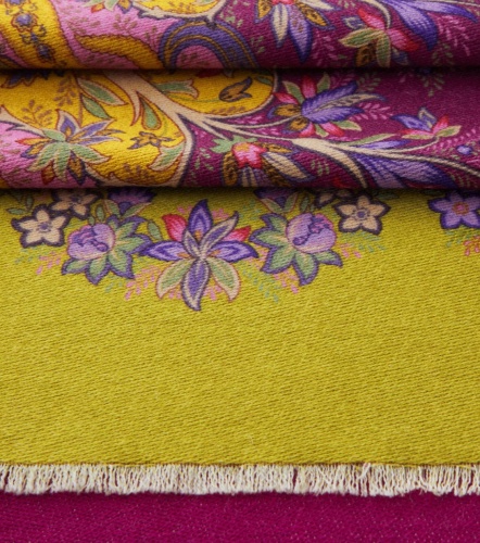Плед Etro IRIS AK851 X0875 red yellow красный с желтым 140х190 Артикул: 70106 DolceNoce фото 3