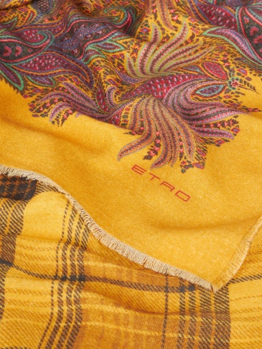 Плед Etro CALATHEA 8155 700 yellow желтый 140х190 Артикул: 70012 DolceNoce фото 7