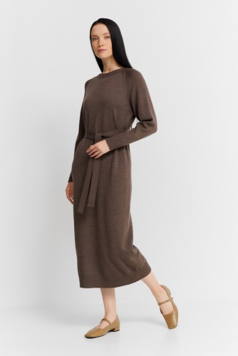 Платье Max Mara Leisure SCRIVIA коричневое фото 2