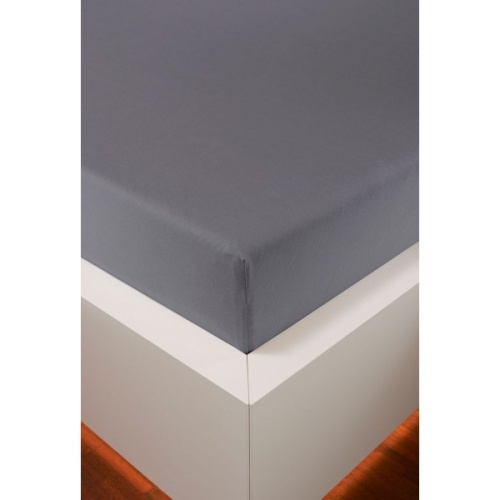 Простыня на резинке Bellana DeLuxe J57BL цвет 004 grau серый 180/200х200/220 см Артикул: 95103 DolceNoce