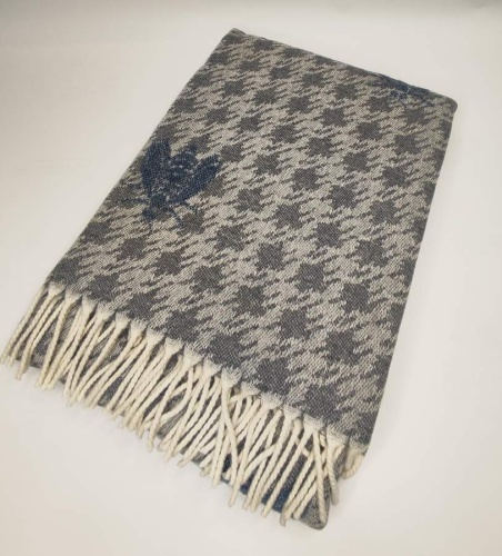 Плед Mastro Raphael DORIS ARI JACQUARD grey, light blue (цвет 89) 130x170 Артикул: 76591 DolceNoce фото 2