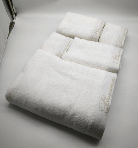 Набор полотенец Blumarine SPA белый 04 white 5 штук Артикул: 94865 DolceNoce фото 4