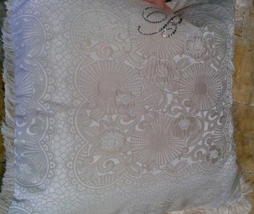 Подушка декоративная Blumarine LAFAYETTE BEIGE 42x42 бежевый Артикул: 94273 DolceNoce фото 2