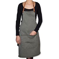 Фартук DutchDeluxes BBQ Style CANVAS Grey-green серо-зеленый  (100% хлопок)