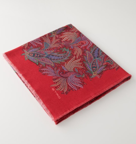 Плед Etro CALATHEA 8155 600 red красный 140х190 Артикул: 70014 DolceNoce фото 3