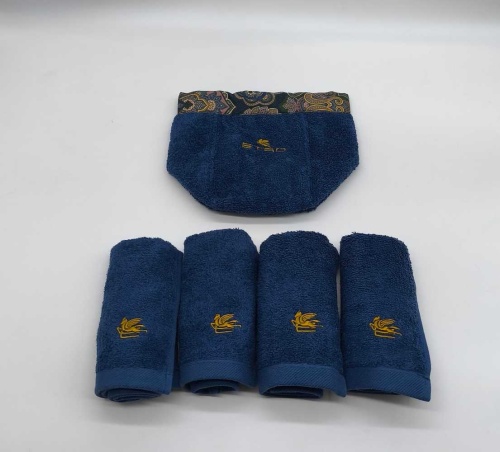 Набор полотенец Etro 7PLIES AV800 X0883 blue синий 4*30х30 Артикул: 70135 DolceNoce