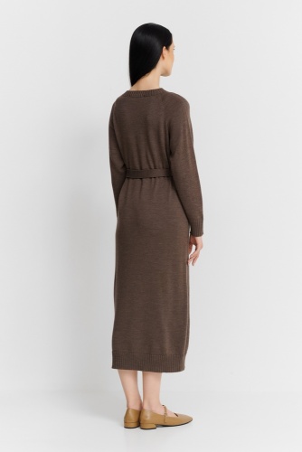 Платье Max Mara Leisure SCRIVIA коричневое фото 3