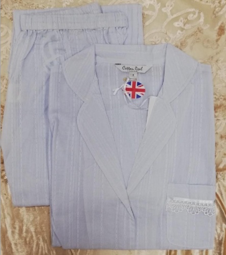 Пижама Cottonreal ALIMA голубая Пижама Cottonreal ALIMA голубая