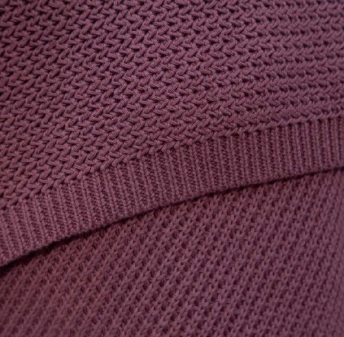 Плед Living By Colors SIERRA 130x170 цвет MULBERRY Артикул: 90079 DolceNoce