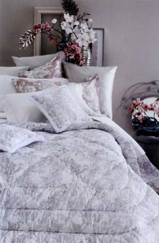Покрывало Blumarine AMAL 270x270 16 lilla серое с лиловым Артикул: 94281 DolceNoce