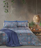 Постельное белье Mirabello DECOR PAISLEY U40 Blu синее