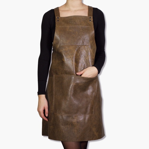 Фартук DutchDeluxes SUSPENDER Style VINTAGE BROWN коричневый Артикул: 92616 DolceNoce
