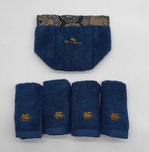 Набор полотенец Etro 7PLIES AV800 X0883 blue синий 4*30х30 Артикул: 70135 DolceNoce фото 2