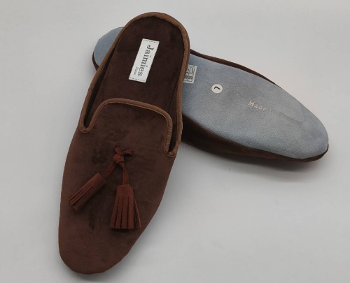 Тапочки Jaimies MARCEL mule HOMME шоколадные фото 2