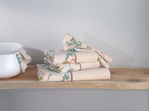 Набор полотенец Feiler VANILLA ROSE 146 seashell (цвет ракушки) Артикул: 85812 DolceNoce фото 6
