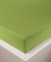 Простыня на резинке Bellana DeLuxe J57 BL цвет 320 moos зеленый 180/200х200/220 см