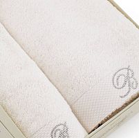 Набор полотенец Blumarine BENESSERE молочный 01 Пять штук