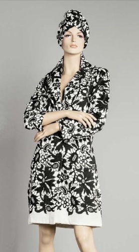 Халат Luna di Giorno модель 2330 913 black white Халат Luna di Giorno модель 2330 913 black white